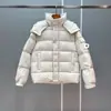 Marca da moda Moncler Maya jaqueta de plumas fosca Vezere unissex acabamento fosco plumas de ganso espessada quente corte slim
