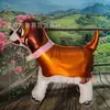 Novo Balão Carrinho Andarilho com Roda de Corda Filme de Alumínio Auto-Selante Balão Animal de Desenho Animado