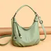 Bolso de hombro casual transfronterizo, bolso de mano multi-capa de gran capacidad para el día a día, bolso cruzado versátil de superficie suave, bolso de mujer venta al por mayor personalizado