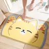 Venta Caliente Transfronteriza Lindo Divertido Dibujos Animados Franela Alfombrilla de Baño Antideslizante Resistente a la Suciedad Fácil de Limpiar Alfombrilla para Puerta de Inodoro Exportación al por Mayor