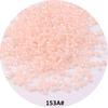 Materiales para hacer joyería artesanal DIY cuentas de arroz color crema cuentas de vidrio de color mixto nacionales 2MM accesorio de ropa borla