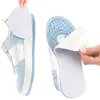Pieza de 10*27CM suela de EVA pegatinas antidesgaste zapatos tenis ondulados silenciosos antideslizantes pegatinas para la parte delantera de la palma del pie gratis