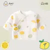 Roupas para Recém-Nascidos Roupas Meio Costas para Bebê Estilo Quente Outono e Inverno Roupa Íntima para Bebê Roupa de Baixo Manga Longa para Bebê