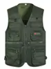 Chaleco Multifuncional para Hombre para Exteriores Transfronterizo, Ligero y de Gama Alta, Chaleco Funcional para Hombre con Múltiples Bolsillos