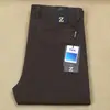 Pantalones Casuales para Hombre Serie Z Nuevos de Otoño e Invierno Cálidos Gruesos de Pierna Recta Ajustados Elásticos Bolsillo Oculto con Botón Forro Polar