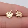 12x 10mm 0.9g plata antigua DIY accesorios para collar pulsera lindo animal garra de perro colgante