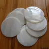 60-50-40mm Concha Redonda em Fatias Curvas Sem Furo Concha DIY Acessórios Brilhantes para Joias