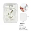 Mini Bloco de Esponja para Nail Art Esponja Puff de 10mm para Contorno de Blush Conjunto de Esponjas Quadradas Pequenas com Clipe de Pegada