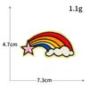 Serie de Nubes Arcoíris Pegatinas de Tela Bordada Transfronterizas Nuevas Parche Bordado para Computadora Zapatos Bolsos Ropa DIY Etiquetado