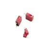 Interruptor DIP de 2,54 mm de 1 bit Pegamento Azul Pegamento Rojo Enchufe Recto Pie Chapado en Oro Interruptor DIP de Alta Calidad de 1 bit