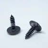 Tornillo autorroscante de cabeza hexagonal interior negra con arandela grande de cabeza redonda con flor de ciruelo y punta afilada M4