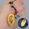 Pinza de cangrejo de cobre de imitación cadena de llaves giratoria 12 signos del zodíaco manos colgante de llave de coche rico lugar escénico regalo popular