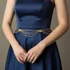 Nueva Cadena de Cintura Sexy de Múltiples Capas de Amazon Vestido de Escenario Cadena de Cintura con Pedrería Accesorios Europeos y Americanos Cadena Corporal