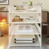 Organizador de arquivos sob a mesa, estante de chão multi-nível com rodas, armário de arquivo móvel para documentos e arquivos