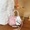 Bolso Cubo de Mano Plegado Moda Retro para Mujer 2026 Nuevo Estilo Coreano Bolso de Hombro Madre e Hijo Bolso Cruzado para Viajar