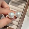 Pendientes de clip con pequeñas perlas de bulbo, coloridos y sencillos, para mujer, 2023, elegantes y franceses.