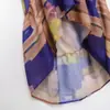 Comercio Exterior Transfronterizo Ropa de Mujer 2026 Estilo Europeo y Americano Moda Holgada Dobladillo Asimétrico Estampado Cuello Halter Vestido Sin Parar