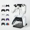 Atacado de Fábrica Suporte de Exibição de Controle de Jogo em Acrílico Suporte de Exibição Sem Fio Ps4 Suporte de Exibição de Mesa Azul Transparente