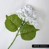 Hortensia simulada de rama grande transfronteriza, estilo europeo, para el hogar, boda, decoración floral, flor falsa, cinta hidratante, hortensia simulada