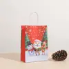 Saco de presente transfronteiriço da série de Natal de papel kraft de Natal da Amazon para Amazon