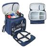 Bolsa de Hielo Grande de Alta Capacidad Multifuncional para Exteriores Gruesa Portátil Térmica para Acampar Conservación de Alimentos Frescos Mochila de Picnic Factory