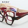 Nuevas gafas planas de moda con montura grande y diseño de ojo de gato 2340, montura estilo INS con personalidad que combina con todo, gafas para miopía transfronteriza.