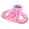 Cama Inflable Flotante Rosa con Tema de Pulpo, Isla Flotante Inflable Engrosada, Fabricante de Flotadores para Piscina