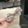 Selección PremiumPinza para el Cabello con Lazo de Perlas, Exquisita Pinza Lateral Vintage, Clip Lateral para el Cabello con Pedrería Francesa de Artesanía Pesada