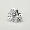 3x3~12x12mm Coração Branco Zircônia Cúbica Pedra Sintética Wuzhou Zircônia Sintética Pedra Solta DIY Inlay Pedra de Reposição