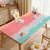 Jogos Americanos de Mesa com Estampa de Plantas e Flores, à Prova de Óleo, Impermeáveis, Resistentes ao Calor, Luxo Leve, Sensação de Alta Qualidade, Toalhas de Mesa Laváveis, Jogos Americanos Modelo Novo 2025
