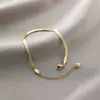 Pulsera de acero de titanio Jin Hui no se decolora cruzada popular femenina trébol de cinco hojas diamante estilo Ins personalidad chapado al vacío 18K