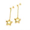 Pendientes de titanio con borlas largas y estrellas de personalidad ins europea y americana para mujer, nicho, alta gama, pendientes Joker, pendientes al por mayor