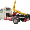 Caminhão de Lixo Foton Xiangling com Braço Gancho 3 Toneladas Pequeno Caminhão de Transferência de Lixo Doméstico com Caminhão de Lixo de Piso Tipo Caixa