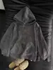 Sudadera con Capucha de Rayas Estilo Fragante Cleanfit Pequeña para Hombre Otoño e Invierno Forrada de Polar Marca de Tendencia Chaqueta Pesada con Capucha para Pareja