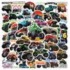 50 pegatinas de grafiti para coche todoterreno Bigfoot, para casco de motocicleta, patineta, coche de juguete, taza de agua, maleta, pegatinas impermeables
