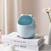 Nova Lixeira de Mesa Desenho Animado Mini Fofa com Tampa Flip Balde de Armazenamento Doméstico Balde de Armazenamento de Detritos para Escritório Estudante