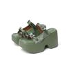 Nuevos Zapatos de Plataforma con Cuña de Tacón Súper Alto para Mujer, Chanclas de Suela Gruesa para Uso Exterior de Verano para Mujer, Sandalias de Tacón Grueso de Gama Alta para Mujer