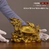 Venta al por mayor de fábrica de adornos de tortuga dragón de cobre, dinero de latón, chismes, tortuga dragón, madre e hijo, tortuga dragón, sala de estar, oficina, tamaño grande