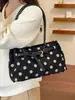 Bolso de hombro de lunares de moda nuevo para otoño 2026 transfronterizo, bolso tote elegante y de gran capacidad para el trabajo