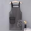 Delantal nuevo de TPU de alto valor impermeable y a prueba de aceite para cocina, ropa de trabajo para cocinar, invierno, antiestático, babero de trabajo con cubierta