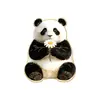 Broche de Panda Realista Cultural e Criativo Estilo Chinês Lembrança de Viagem Pequeno Presente Novo Criativo Broche de Panda Transfronteiriço