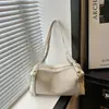 Bolsa Tote Leopard Print Estilo Coreano Outono 2026 Alta Qualidade Grande Capacidade Moda Retrô Elegante Bolsa de Ombro Feminina