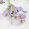 Flores Artificiais de Papoula, Layout de Cena de Casamento de Alta Qualidade e Realista, Enfeites de Decoração para Casa, Flores Artificiais, Flores de Seda, Flores Artificiais