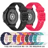 Adecuado para Oppo Watch Sport Correa de Silicona con Hebilla de Color Oppo Sport Correa Transpirable con Agujeros de Silicona