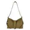 Bolsa de ombro casual estilo coreano para mulheres, nova bolsa de axila grande capacidade de nicho outono 2026, bolsa tote transversal estilosa