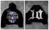 Sudadera con capucha para hombre Y2K Harajuku Hip Hop Estampado Gráfico de Dibujos Animados Pullover Moda Casual Holgada Sudaderas Hombre