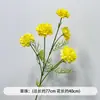 Flores de Casamento Amarelas Falsas Flores para Caminho de Palco Arranjo de Noivado Flores de Chão Decoração de Casa Enfeites de Flores Artificiais