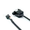 Arnés de Cableado Personalizado con Puerto Horizontal Doble USB 2.0 AF a Terminal Dupont de 2*4 Pines con Tornillos para Fijar el Cable de Datos