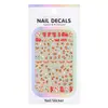 Pegatina para Uñas Margarita Escarchada 5D Relieve Joker Flor Fresca de Primavera Pegatina para Uñas Joyería HG