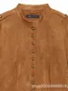 Novedades de otoño para mujer transfronterizas: Chaqueta corta de manga larga, cuello alto, con botones, a la moda, estilo americano 4344654